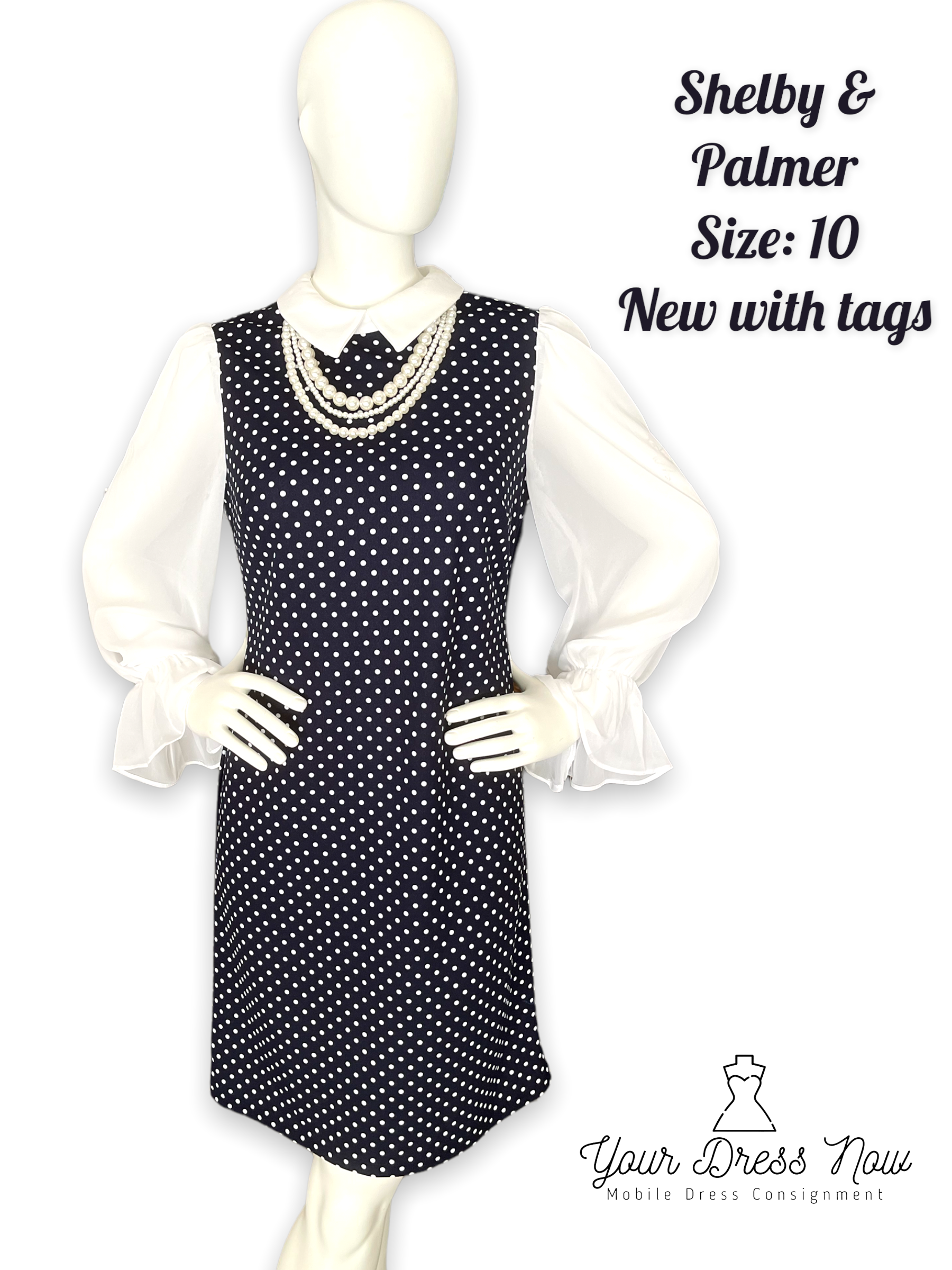 Shelby and palmer polka online dot dress