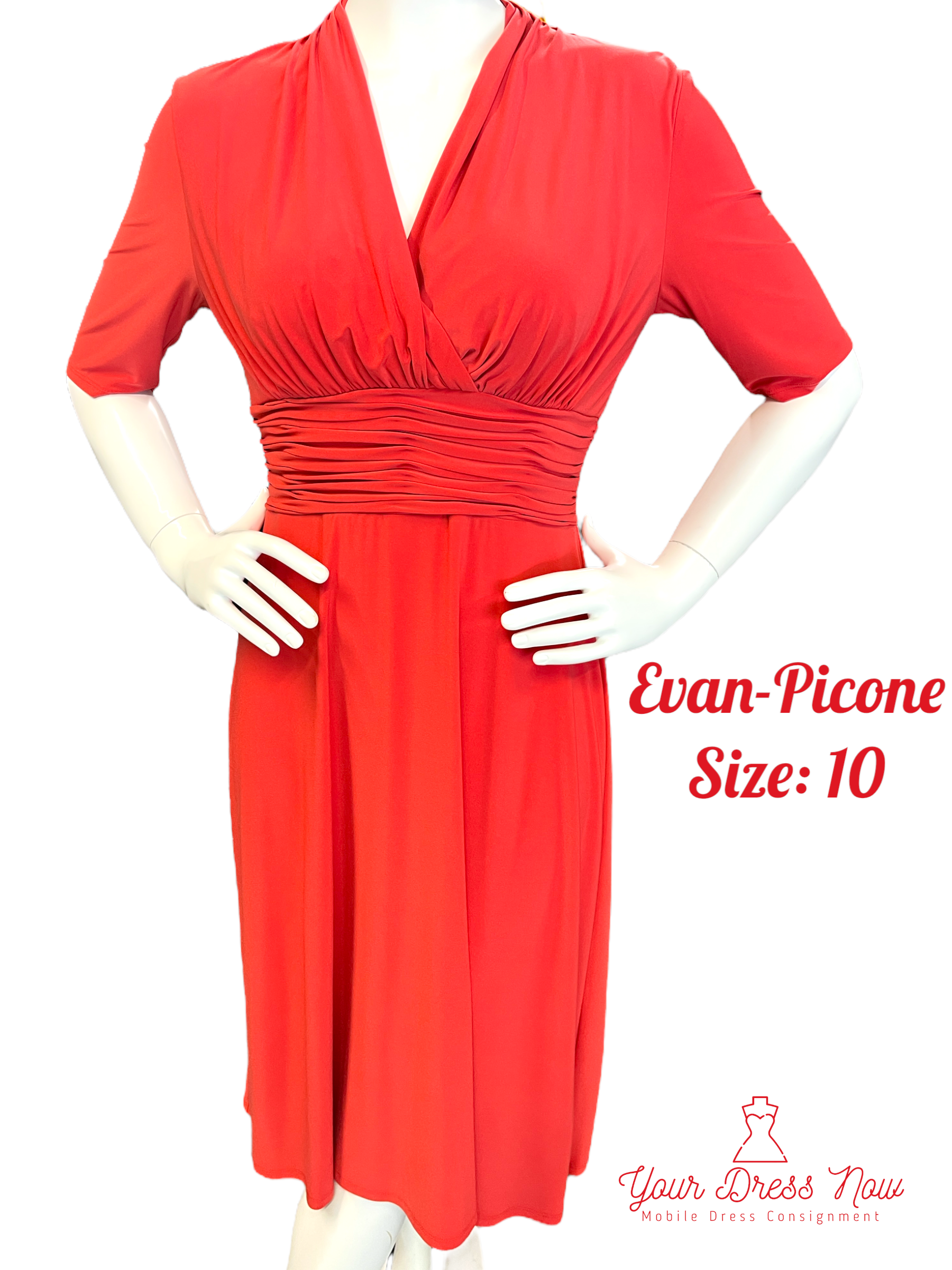 Classy, Peach, Evan-Picone Dress, Size 10 – yourdressnow