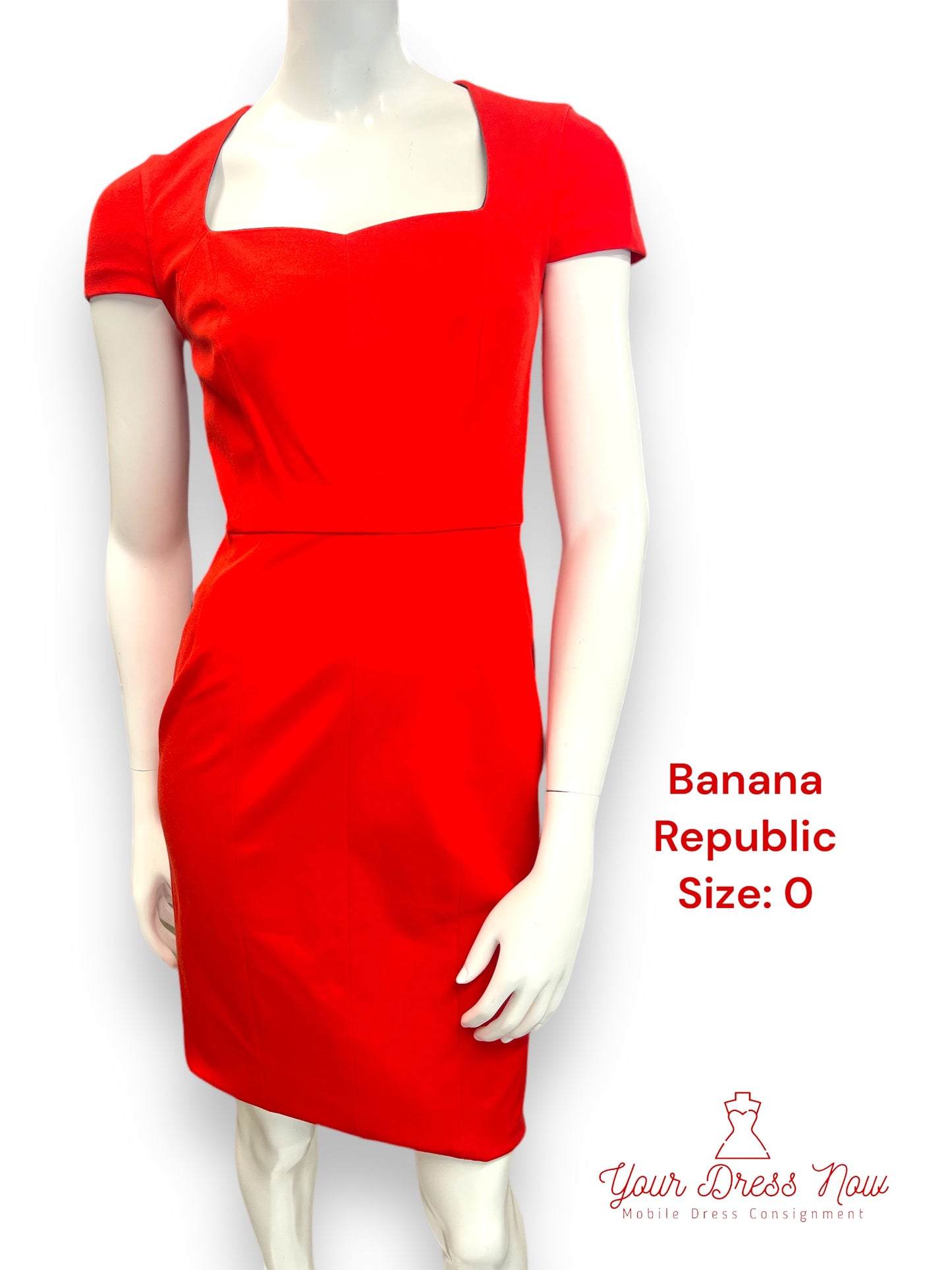 Banana Republic, Red, Professional Dress, Size: 0