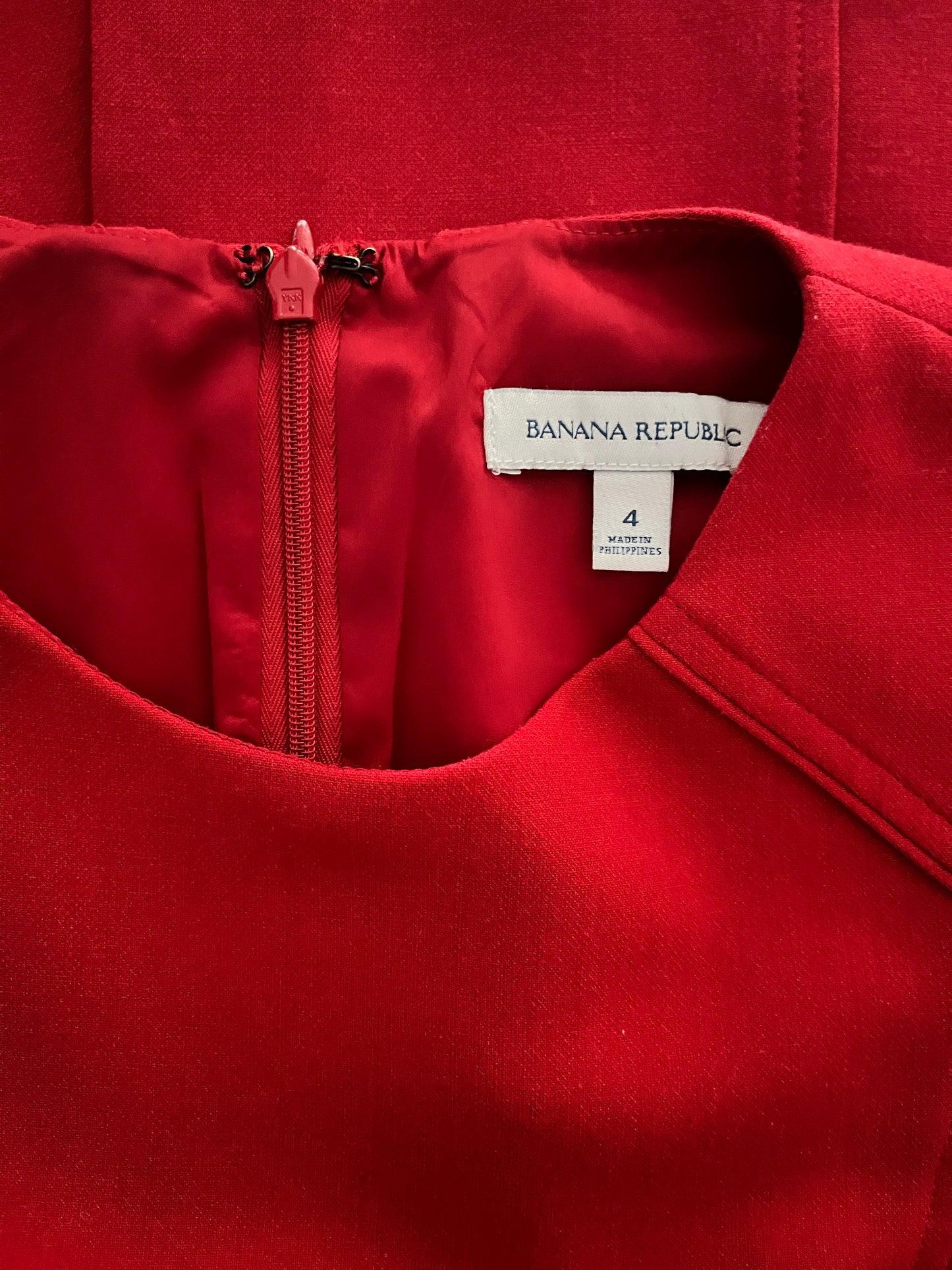 Little Red Dress, Banana Republic, Size 4