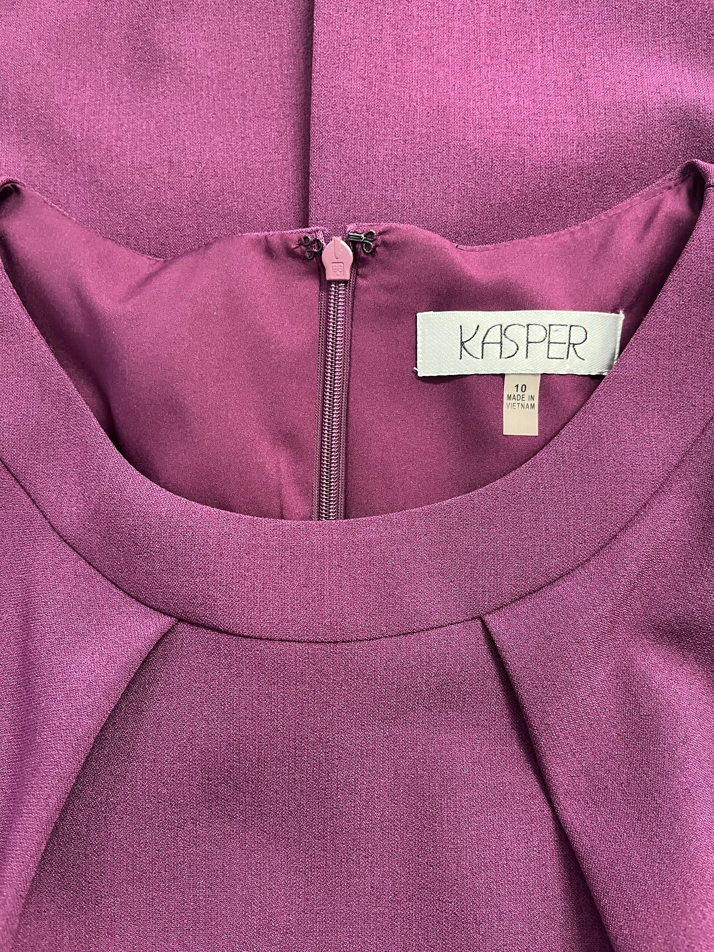 Kasper, Purple Professional Dress, Size 10