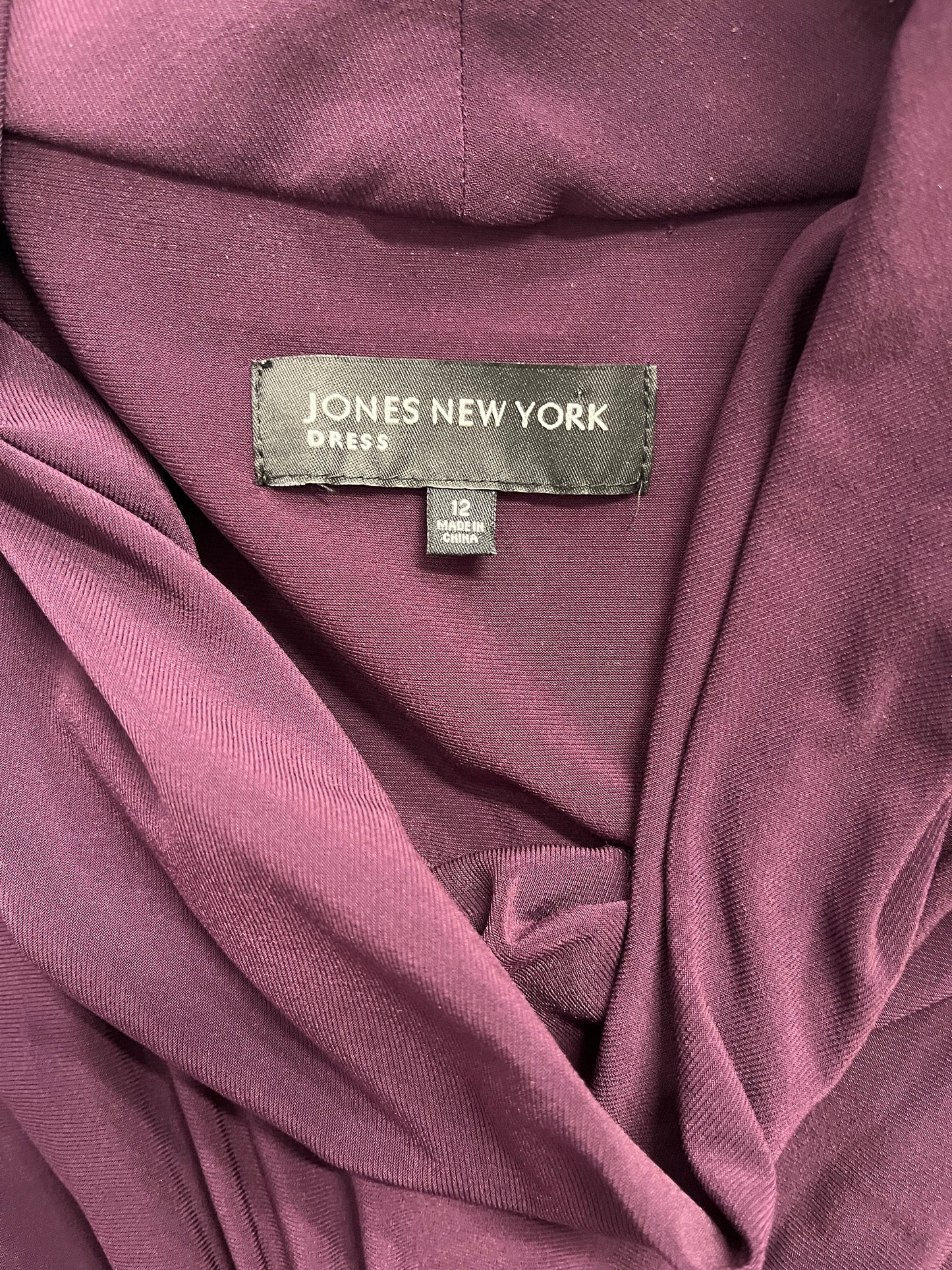 Jones New York, Purple Fashion Dress, Size 12