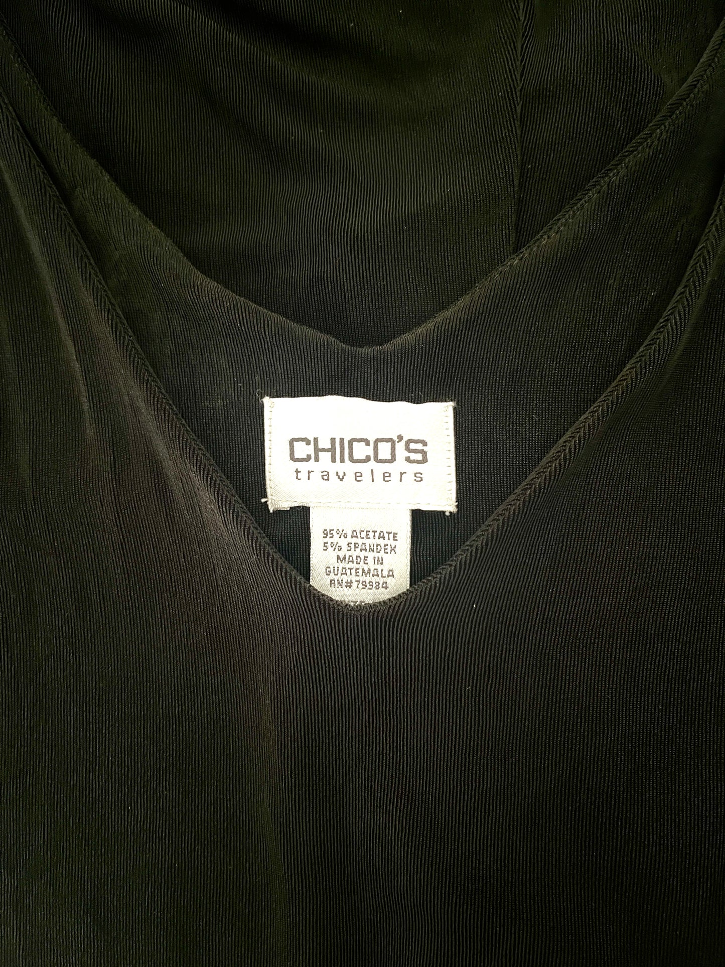 Chico's, Black, Versatile, Travel Dress, Size 4 (Chico's Size 0)