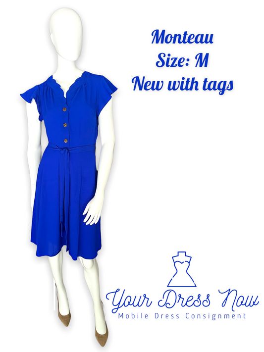 Blue, Casual Dress, New with Tags, Size Medium (Junior's)