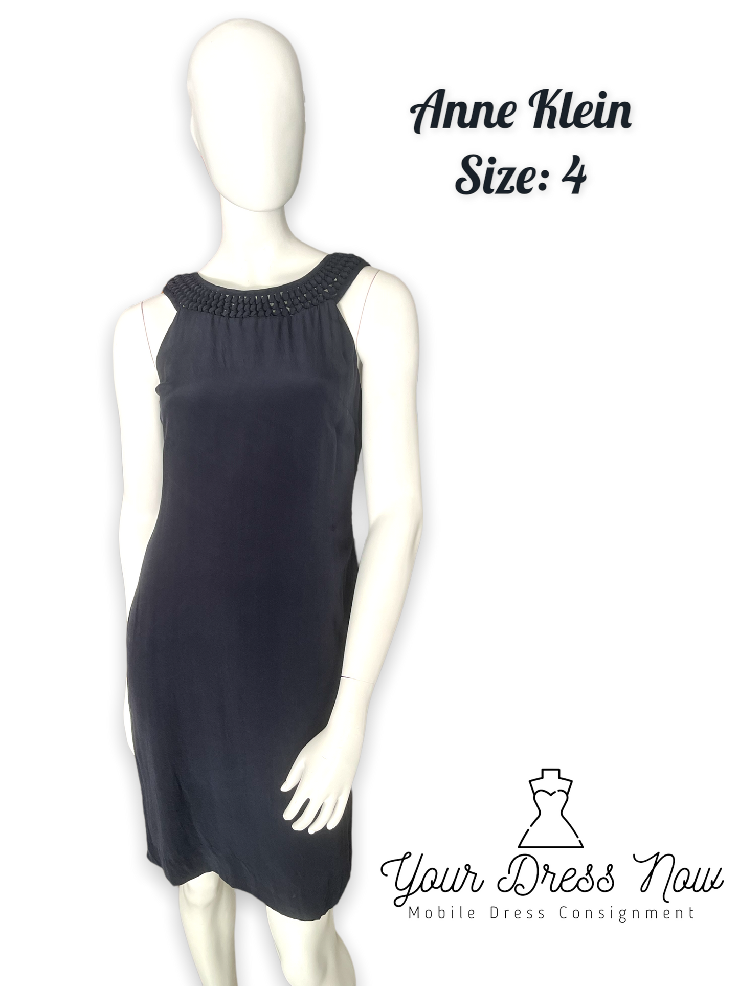 Chic, Navy Blue Dress, Size 4