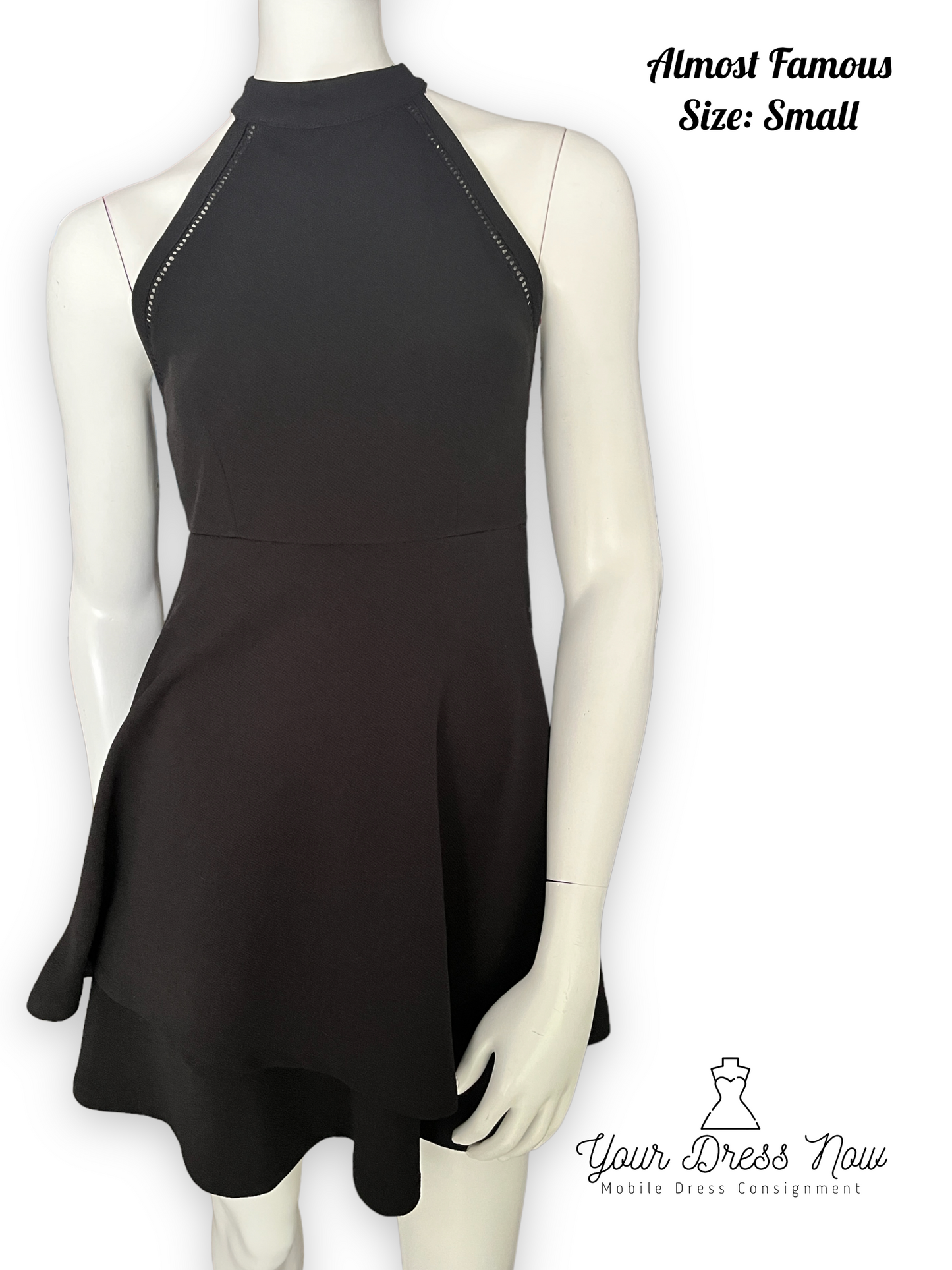 Little Black Dress, Strapless, Size Small