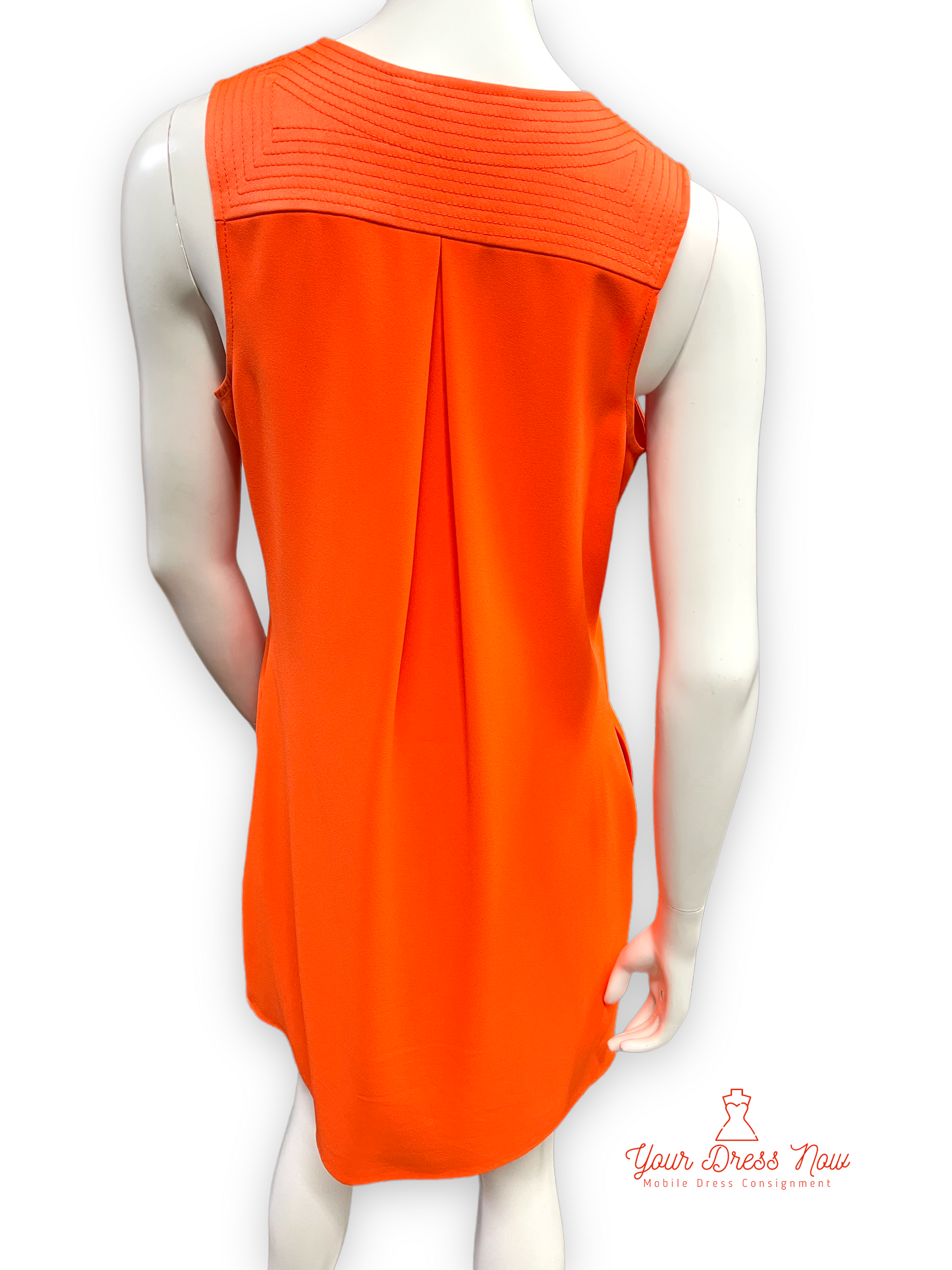 Trina Turk, Orange Dress, Size Medium