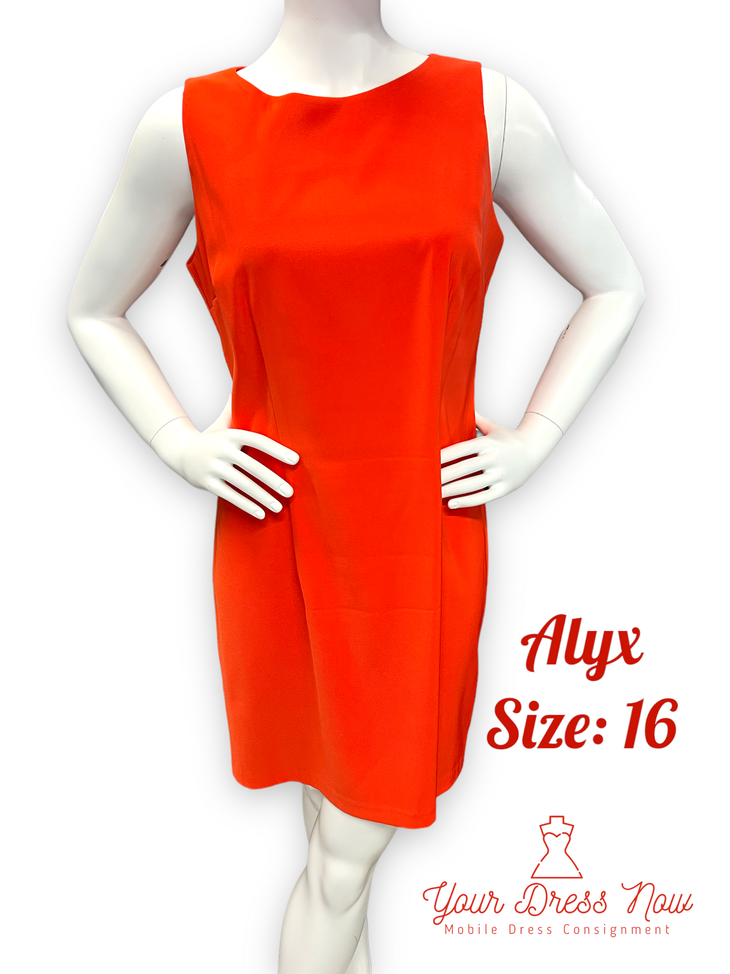 Gator Orange Professional Dress, Size 16