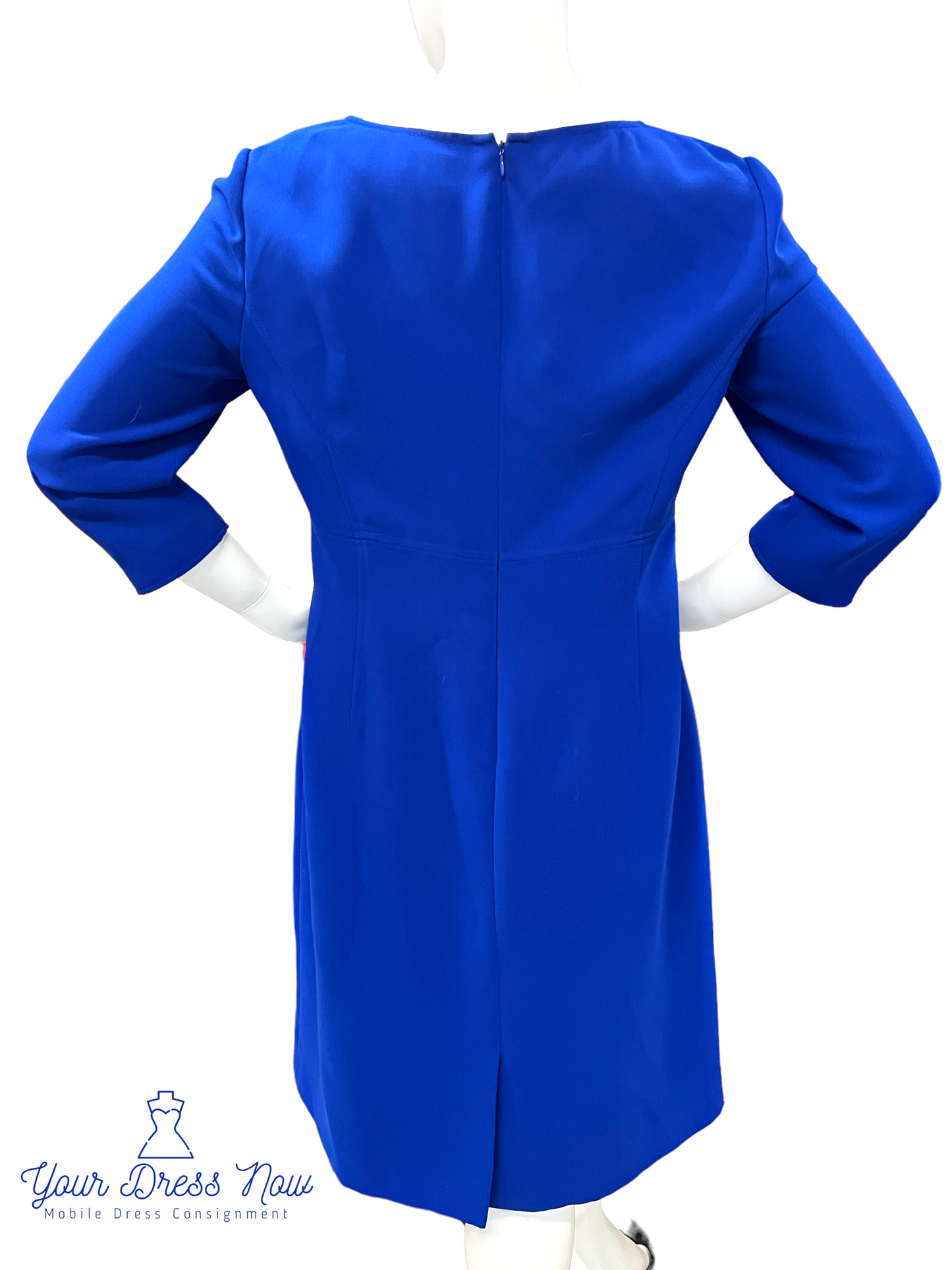 Tahari, Royal Blue, Professional Dress, Size 14